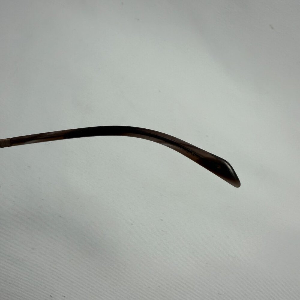 Smoky Brown Rectangle Eyeglasses - Frames Only - image 9